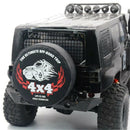 Spare Tire Cover Belt Decorative Box Set for 1/10 Rc Crawler Trailer Suitab