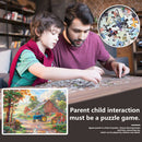 1000pcs DIY Happiness Rural Puzzle Educational Learning Assembling Toys