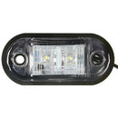 12V / 24V 2 LED Side Marker Lights Lamp For Car Truck Trailer E-marked Whit