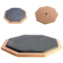 6" Wooden rubber drum pad