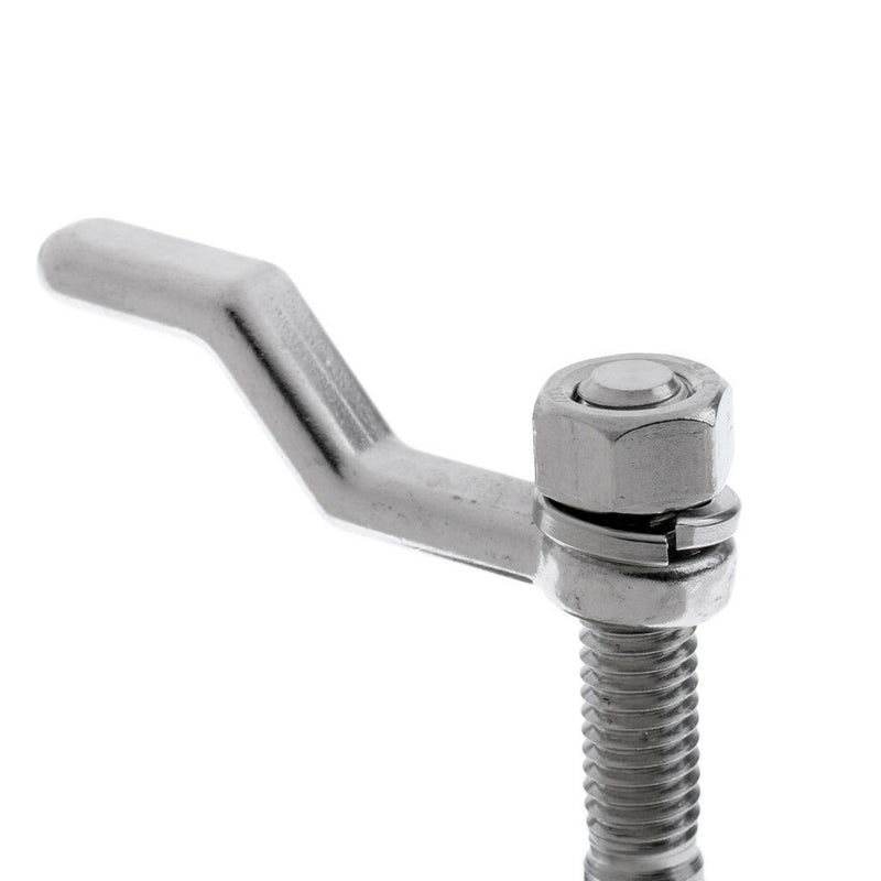 Stainless Steel Turning Lock Boat Hatch Latch with Lift Handle 2"