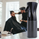 Hairdressing Spray Empty Bottle Refillable Mist Bottle Hair Tools (Black) A