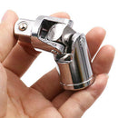 3x 1/4" 3/8" 1/2" Chrome Steering Shaft U Joint Coupler Hot Rod, CR-V