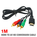 HDMI To 3-RCA Video Audio AV Component Adapter Converter Cable For HDTV