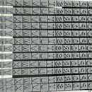 Multipurpose 12 Digit Alphabet Rolling Rubber Stamp English Letter Number E