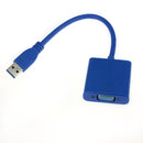 USB 3.0 to VGA Video Graphic Display External Cable Adapter for Win 7 8 Tide