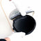 Small Round Messenger Bags Women Plush Shoulder Crossbody Handbags (Gray)