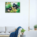 5D DIY Full Drill Diamond Painting Gorilla Cross Stitch Embroidery Mosaic