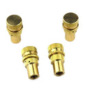 4pcs Tire Deflators Brass 4WD Off-road Tyre Air Deflators Valve Core Tool