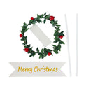 Merry Christmas Cake Topper Cupcake Insert Card Party Birthday Cake DecoB Hn