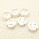 10Pcs eu power socket mains plug cover baby child safety protector guard Ew
