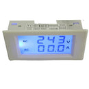Amp Volt Meter Digital LCD Multimeter AC 80-300V 0-100.0A Test Meters-White