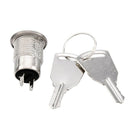 Electric 2 Positions ON OFF Metal Keylock Switch w Keys A2D3