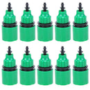 10pcs 47/811 Pipe Barb Quick Connector Garden Irrigated Watering Fittings