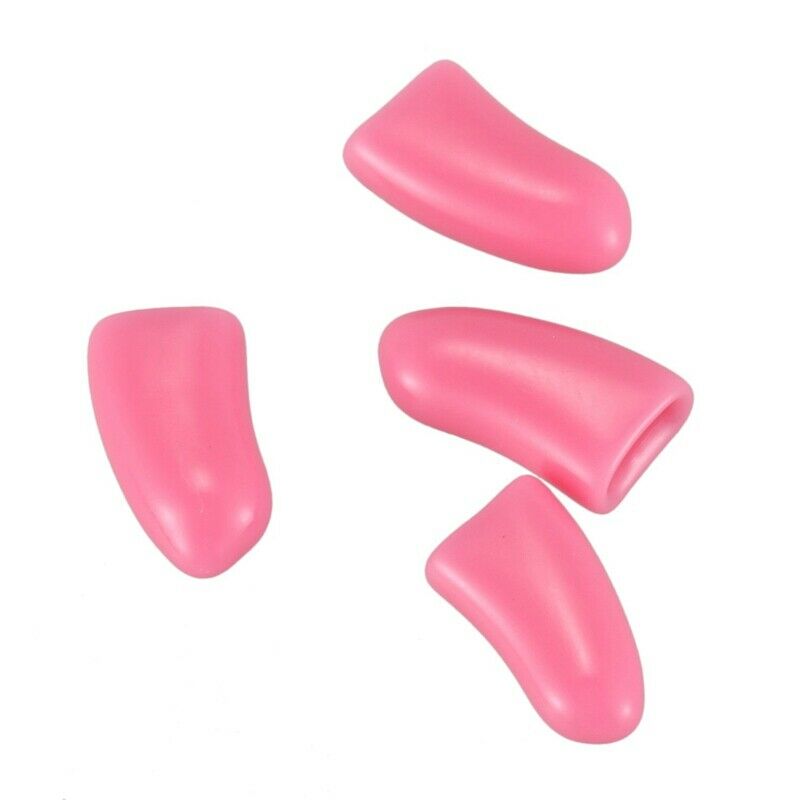 20 pcs Soft Nail Caps For Cat Pet Claw Control Paws off + Adhesive Glue -Li