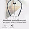 Magnetic Upgraded Hanging Neck Bluetooth Headset with Mic for Sports Driving