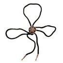 Western Cowboy Round Bolo Tie Cowboy Men Neck Tie Necklace for Men's Gift