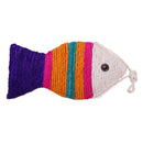 Sisal Rope Fish Shaped Cat Kitten Hanging Scratcher (Random Color) U6E9