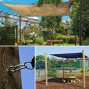 26Pcs 304 Stainless Steel M8 Heavy Duty Sun Shade Sail Fixing Kit Triple-Co