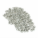 100pcs NIickle Plated Lobster Clasps Jewelry Hooks Beads Connectors