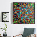 5D DIY Special-shaped Diamond Painting Cross Stitch Wall Art (D1041 Flower)