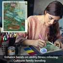Diy 5D Diamond Painting By Number Kits, Crystal Rhinestone Embroidery Paint