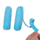 12Pcs Deep Blue Hair Rollers Sleep Styler Kit Long Cotton Curlers Diy Styli