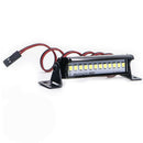 1Pcs RC 12 LED Light Bar Metal Roof Lamp for Traxxas SCX10 KM2 CC01 RC4WD D X8Q6