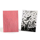 1pc Musical Note Plastic Embossing Folder Template For Scrapbook DIY Album
