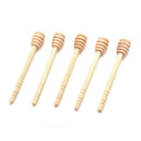 1Pcs Wooden Honey Dipper Wooden Stick Spoon Dip Drizzler Server 145mm Long PIES