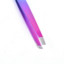 1pcs Stainless Steel Tweezers for Hair Eyebrow Plucker Nail Beauty SlantedF3C