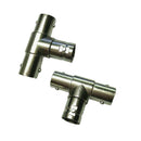 5PCS BNC Male Plug to 2 BNC Female Jack Coax Cable Video Adapter Connector