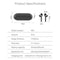 T5 True Wireless Earphones Touch Control Sports Headphones Stereo In-Era Earbuds