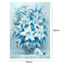 5D DIY Full Drill Diamond Painting Lily Flower Cross Stitch Embroidery Ar