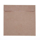 50pcs Kraft Paper CD DVD Envelope Sleeve Packing Bag 12.5x12.5cm
