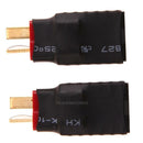 2pcs Wireless Female for Traxxas to T-Plug Deans Style Connector Adapter hv2n