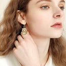 Animal Rhinestone Hook Dangle Earrings for Women Ear Jewelry Gift (Style 2) A