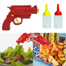 Portable Sauce Squeeze Bottle Salad Condiment Dispenser Durable 200ML for BBQ