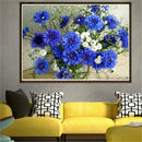 5D DIY Full Drill Diamond Painting Flowers Cross Stitch Embroidery Kit