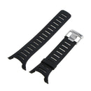 Black Rubber Replacement Watch Band for Suunto T1 T1C T3 T3C T3D T4C T4D