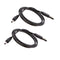 2pcs USB to 3.5x1.35mm Barrel Connector 5V DC Power Cable Jack Male, 1m/3ft
