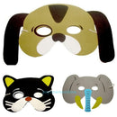 10PCS/set Assorted EVA Foam Animal Face for Kids Childrens Birthday Party