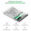 Transparent USB3.0 HDD Case Tool Free UASP Hard Drive Enclosure Cl WsJ.kz