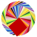Origami Paper 50 Vivid Colors Double-Sided 200 Sheets Premium Quality 15cmx