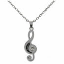1 Pair Couple Love Music Note Pendant " I Love You" Necklace Chain Valentin