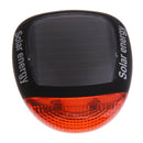 Waterproof Solar Power LED Bicycle Rear Lamp Bike Tail Safety Warning Light