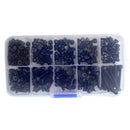 Screw & Nut Assortment Kit Flat Head Set M3 M4 M5 (280pcs) Socket Cap Hex Bolt