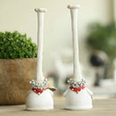 1 Pair of American Village Retro Top Hat Chef Plastic Decoration Creative K X9R6