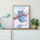 5D DIY Special-shaped Diamond Painting Animal Cross Stitch Kit (H120 Cat)