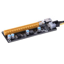 USB 3.0 PCI-E Express 1x  Extender Riser Card Adapter 6PIN Power Cable